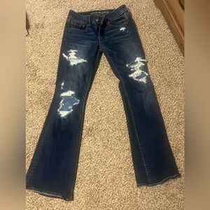 American Eagle artist flare jeans
